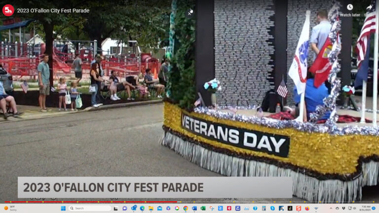 2023 O’Fallon City Fest Parade – the parade float that stood out